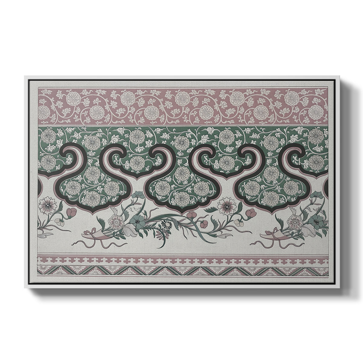 Examples of Chinese Ornament, Pl. LXXVI, 1867 - Floater Framed Canvas Print