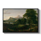 The Course of Empire: The Arcadian or Pastoral State, 1834 - Floater Framed Canvas Print