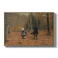 The Woodman and his Children, 1886 - Floater Framed Canvas Print