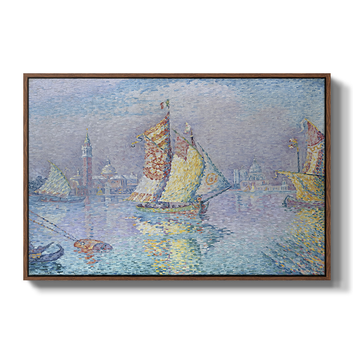 Venice, the Yellow Sail, 1904 - Floater Framed Canvas Print