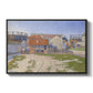 Gasometers at Clichy, 1886 - Floater Framed Canvas Print