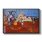 Still Life with a Pewter Jug and Pink Statuette, 1910 - Floater Framed Canvas Print