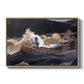 Shooting the Rapids, Saguenay River, 1905-1910 - Floater Framed Canvas Print