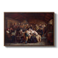 Funeral Feast, 1854 - Floater Framed Canvas Print