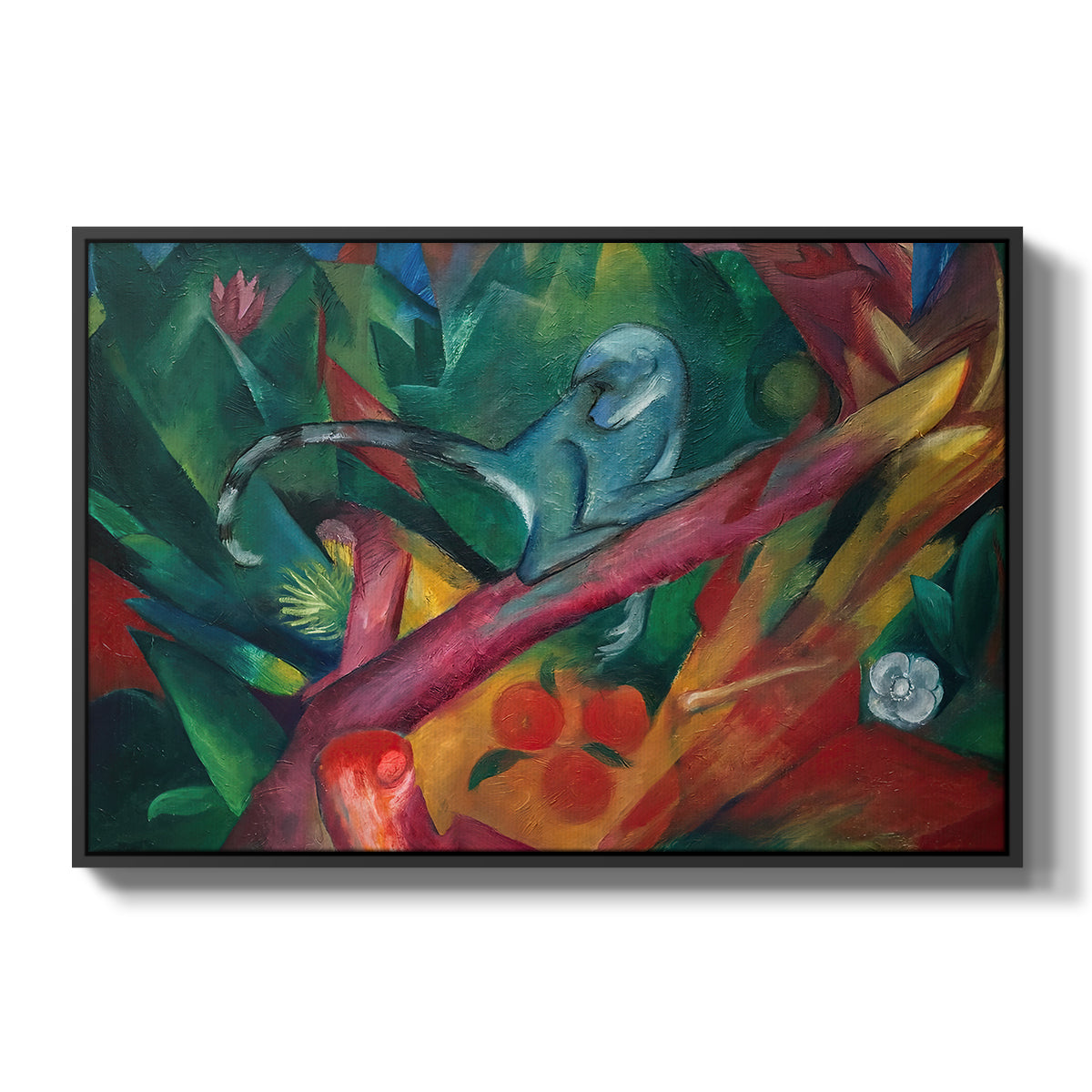 The Monkey, 1912 - Floater Framed Canvas Print