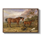 Portrait of Reformer, Blucher, Tory and Crib, Property of Rowland Alston, Esq., M.P., 1835 - Floater Framed Canvas Print