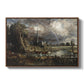 Salisbury Cathedral from the Meadows (Detail), 1831 - Floater Framed Canvas Print