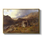 Lledr Valley in Wales, 1864 - Floater Framed Canvas Print