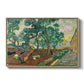The Garden of Saint-Paul Hospital, 1889 - Floater Framed Canvas Print
