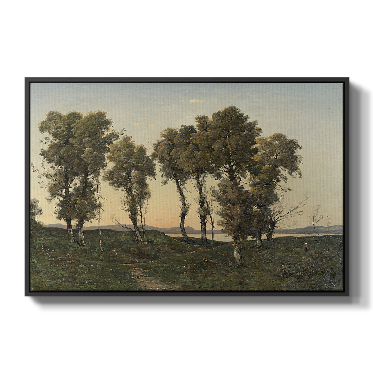 Autumn Evening, 1894 - Floater Framed Canvas Print