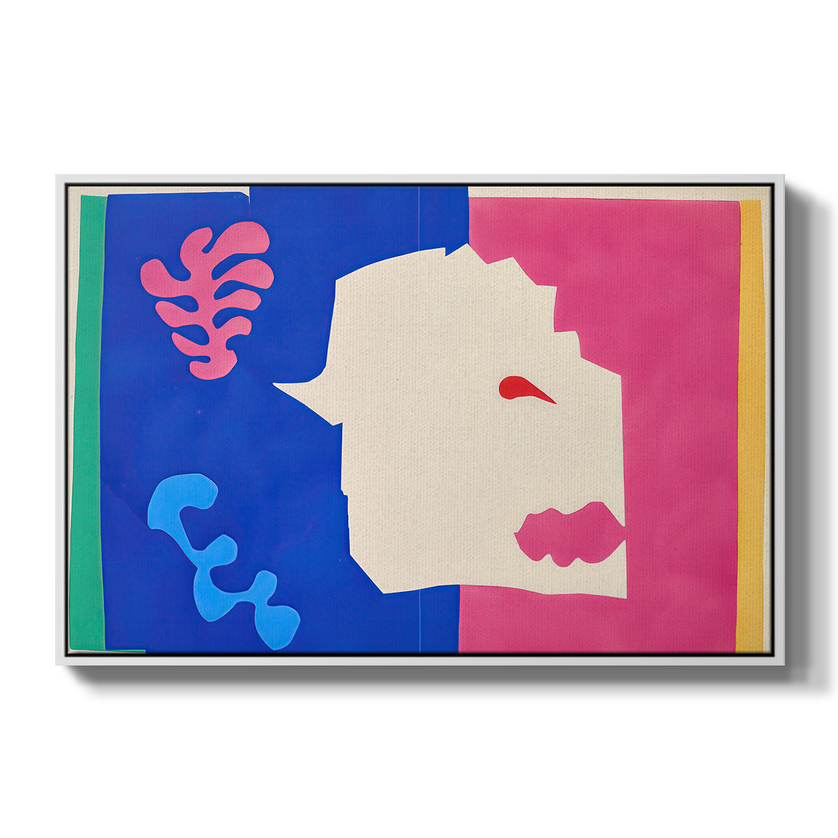 The Wolf (Le loup), from Jazz, 1947 - Floater Framed Canvas Print