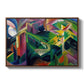 Deer in a Monastery Garden, 1912 - Floater Framed Canvas Print