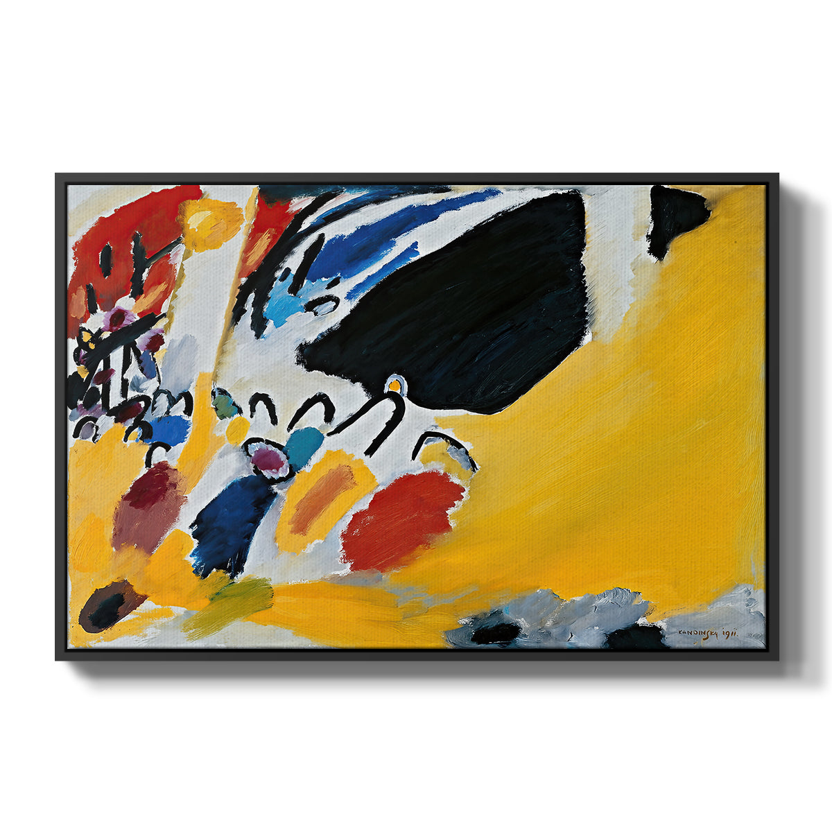 Impression III (Concert), 1911 - Floater Framed Canvas Print