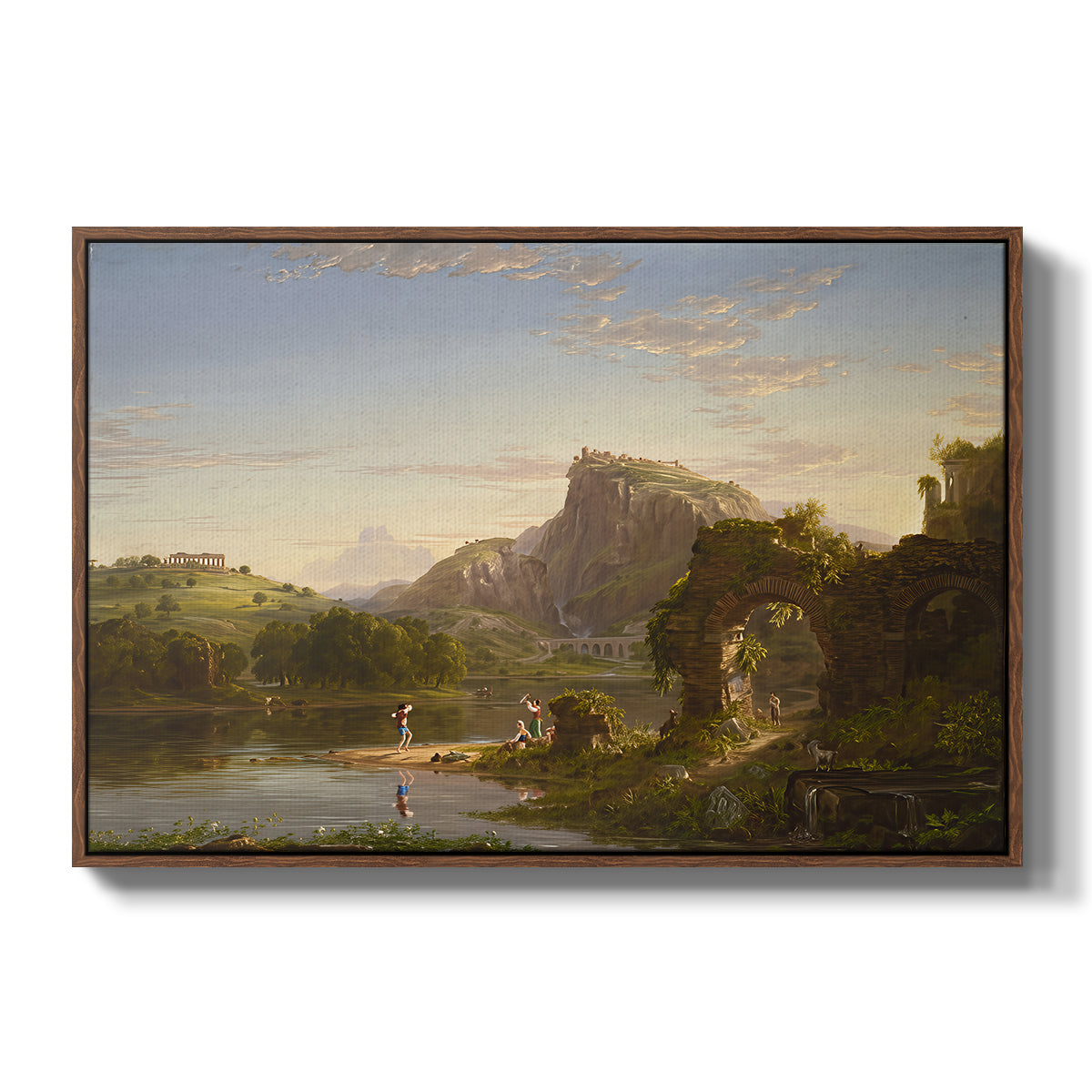 L'Allegro, 1845 - Floater Framed Canvas Print
