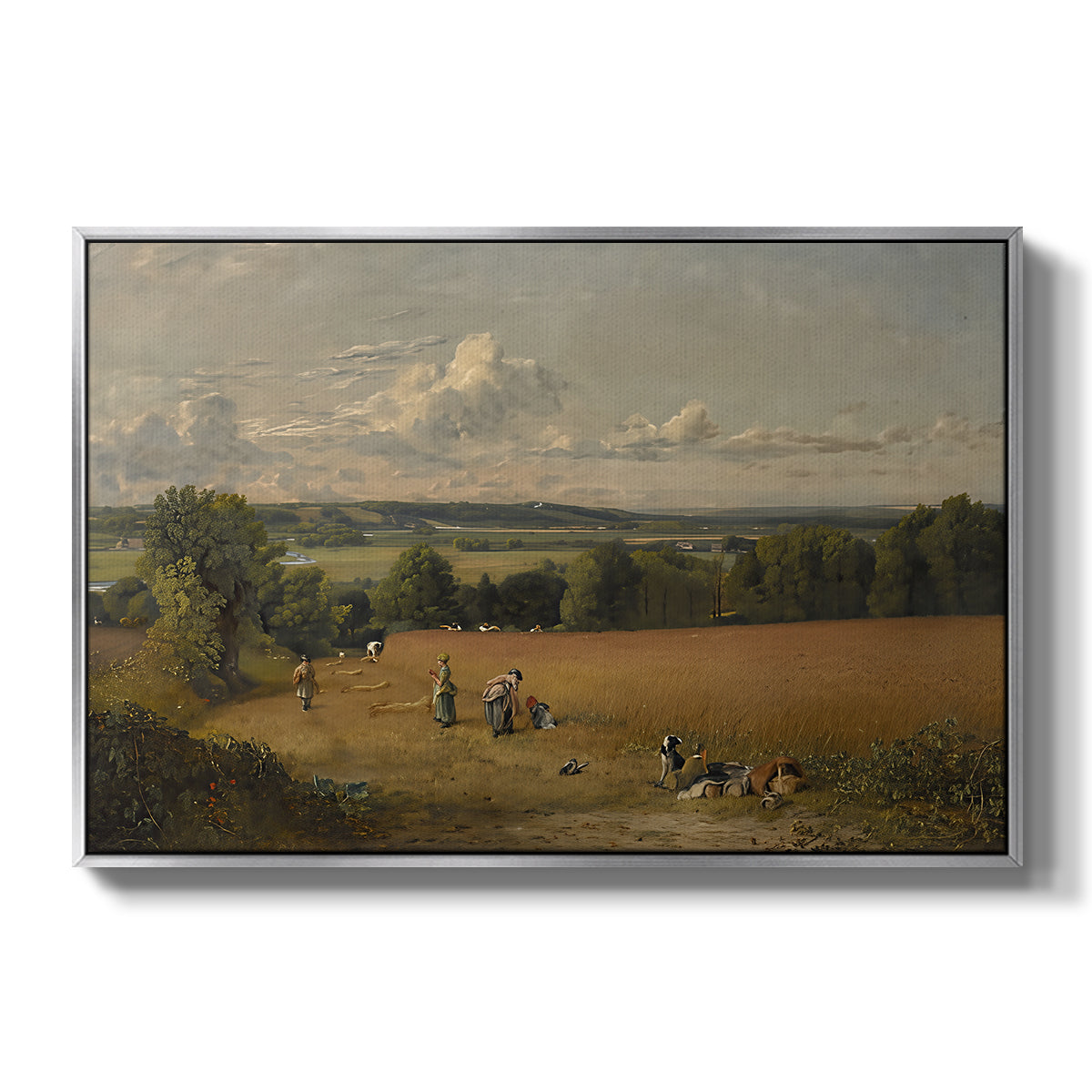 The Wheat Field, 1816 - Floater Framed Canvas Print