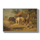 The Midday Meal, 1835 - Floater Framed Canvas Print