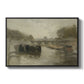 The Bridge (Le pont), 1895 - Floater Framed Canvas Print