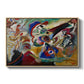 Fragment 2 for Composition VII, 1913 - Floater Framed Canvas Print