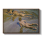Boys on the Beach, 1910 - Floater Framed Canvas Print