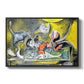 Still Life with Cat and Lobster, 1962 - Floater Framed Canvas Print