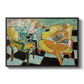 Seated Woman with Flower, 1942 - Floater Framed Canvas Print