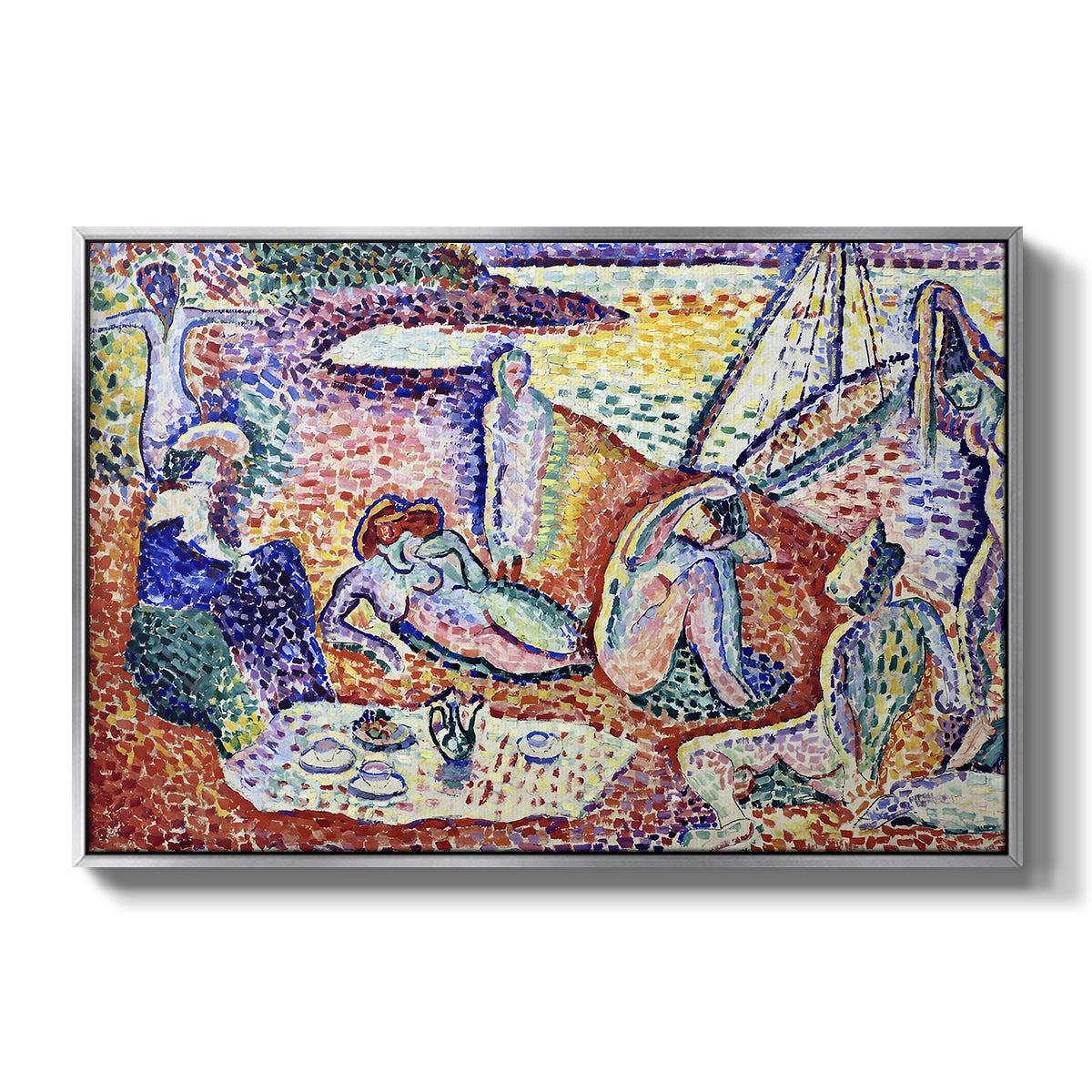Luxe, Calme et Volupté, 1904 - Floater Framed Canvas Print