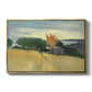 Fields of Wheat in Cagnes, 1918 - Floater Framed Canvas Print