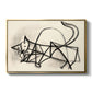 Study of a Cat (Étude de chat), 1946 - Floater Framed Canvas Print