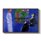 The Conversation, c. 1908-1912 - Floater Framed Canvas Print