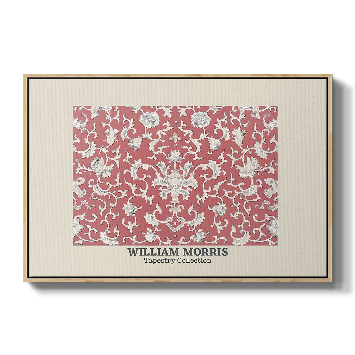 Examples of Chinese Ornament, Pl. XCV (Morris Inspired), 1867 - Floater Framed Canvas Print