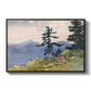 North Woods Club, Adirondacks, 1892 - Floater Framed Canvas Print