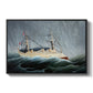 A Ship in the Storm, c. 1899 - Floater Framed Canvas Print