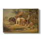 The Midday Meal, 1835 - Floater Framed Canvas Print