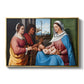 Sacred Conversation, c. 1505 - Floater Framed Canvas Print