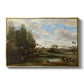 Washerwomen at the Water's Edge, c. 1860-1870 - Floater Framed Canvas Print