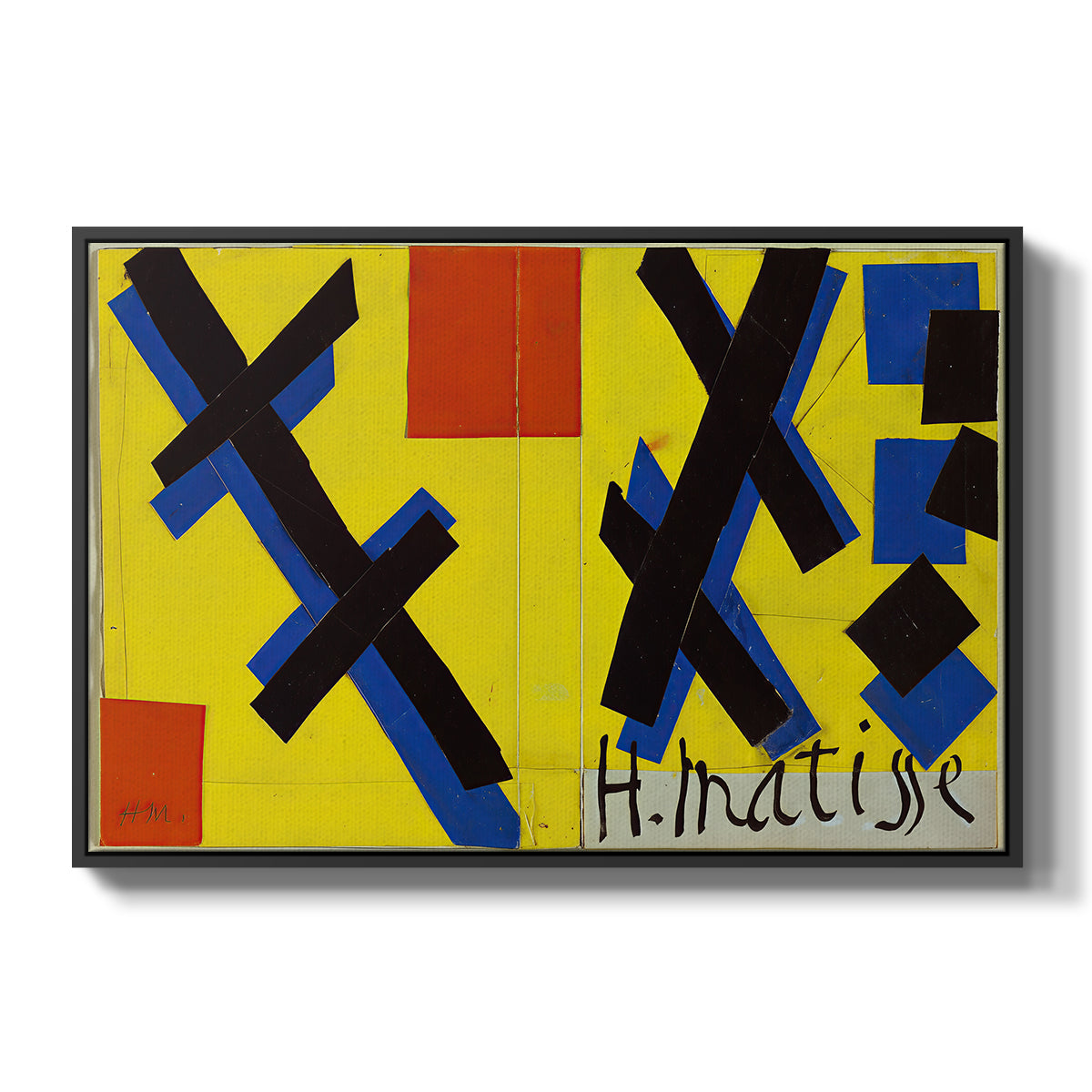 Cover Design for Matisse: His Art and His Public, 1951 - Floater Framed Canvas Print
