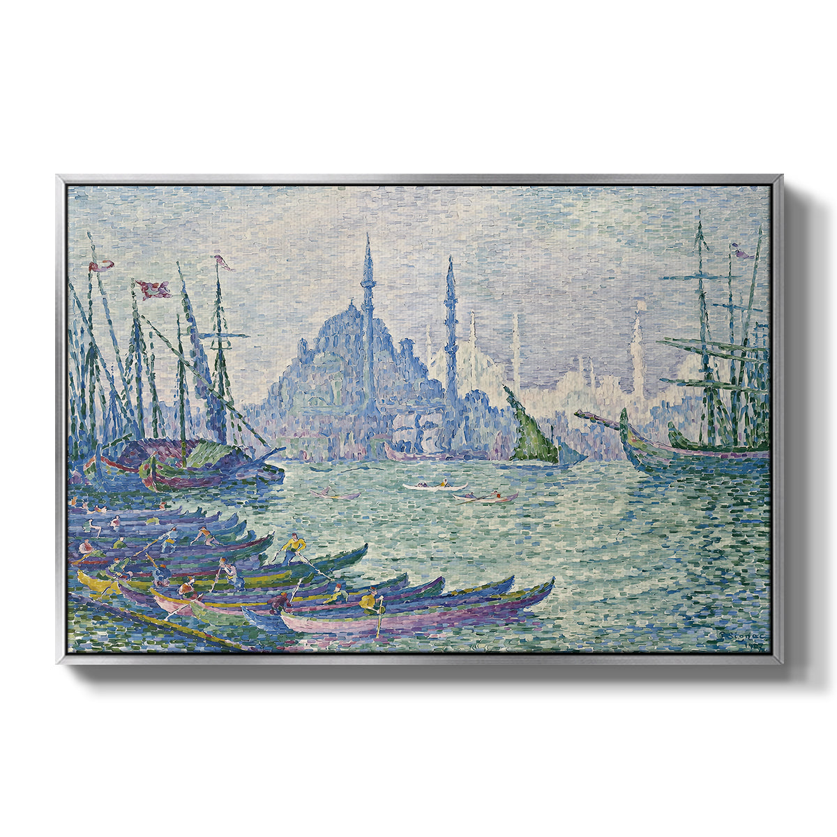 The Golden Horn, Minarets, 1907 - Floater Framed Canvas Print