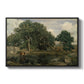 Forest of Fontainebleau, 1846 - Floater Framed Canvas Print