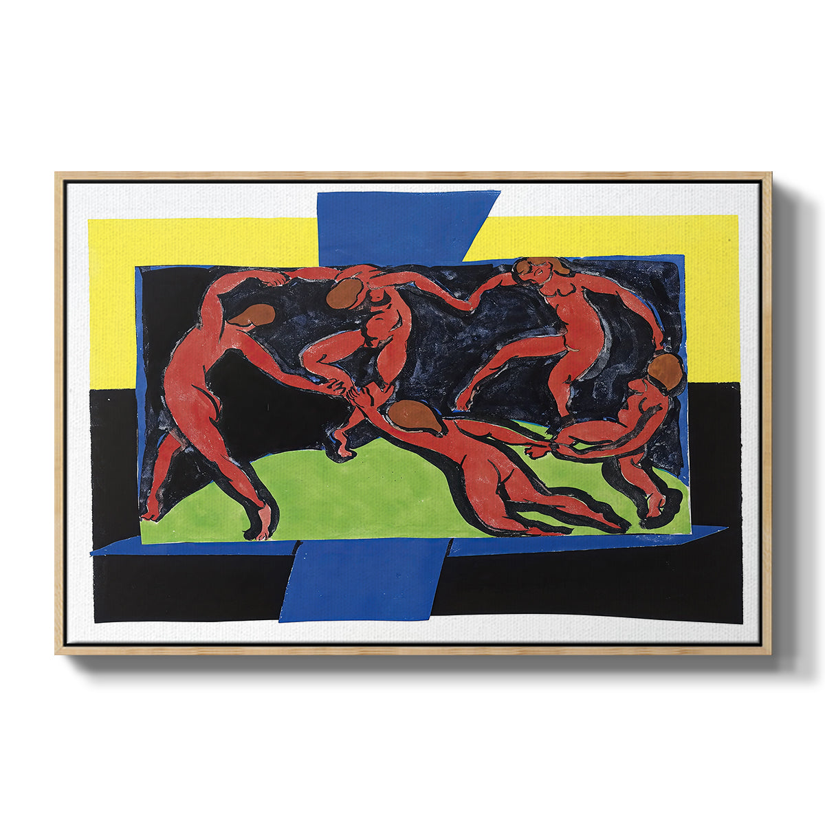 The Dance (La Danse), 1939 - Floater Framed Canvas Print