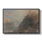 Rheinfels Looking to Katz and Gourhausen, 1817 - Floater Framed Canvas Print