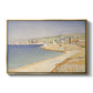 The Jetty at Cassis, Opus 198, 1889 - Floater Framed Canvas Print