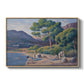 Bathers in Saint-Tropez, c. 1909 - Floater Framed Canvas Print