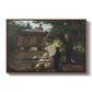 A Catholic Priest in Front of a Sarcophagus, c. 1857 - Floater Framed Canvas Print