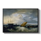 Sheerness as Seen from the Nore, 1808 - Floater Framed Canvas Print