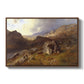 Lledr Valley in Wales, 1864 - Floater Framed Canvas Print