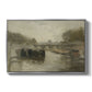 The Bridge (Le pont), 1895 - Floater Framed Canvas Print