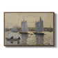 Two Schooners, Gloucester, c. 1880 - Floater Framed Canvas Print