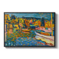 Study for Autumn Landscape with Boats, 1908 - Floater Framed Canvas Print