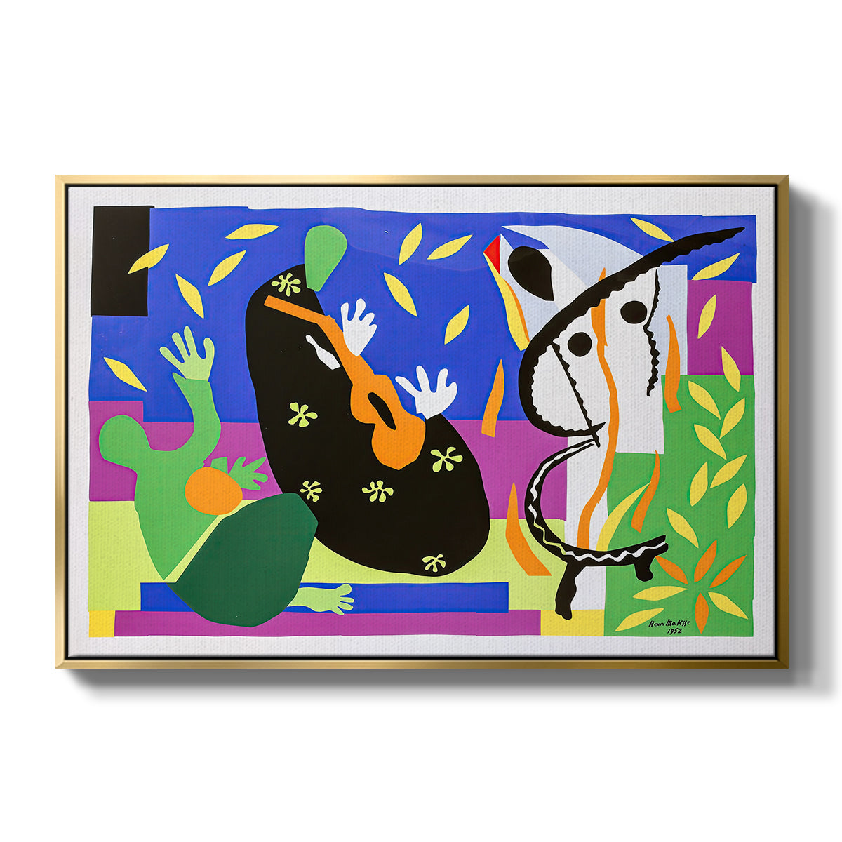The Sorrows of the King, 1952 - Floater Framed Canvas Print