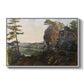 Landscape with the Balbersteine near Miesenbach, 1839 - Floater Framed Canvas Print